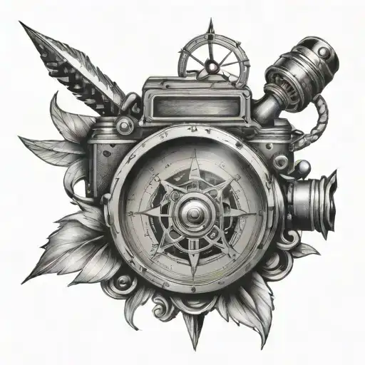 Compass And Camera Shutter