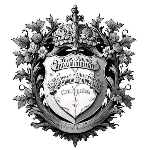 Irish Family Tree With Crest