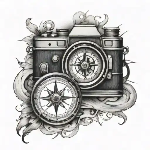 Compass And Camera Shutter