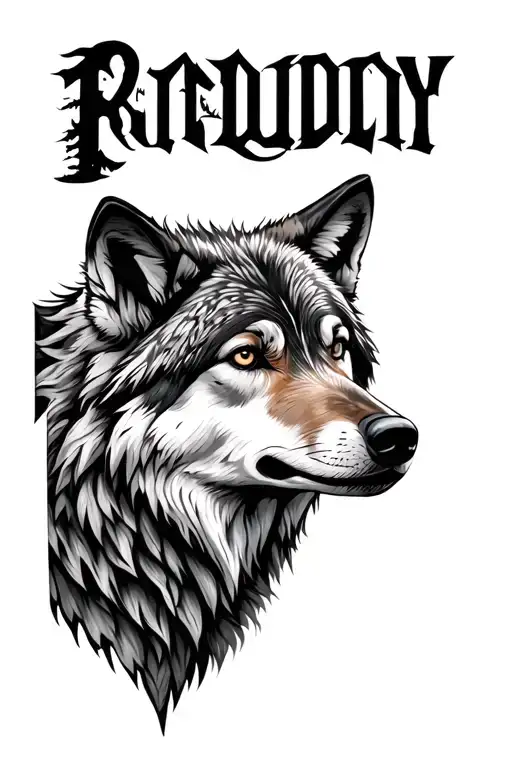 Realistic Wolf Forest Mount Mount