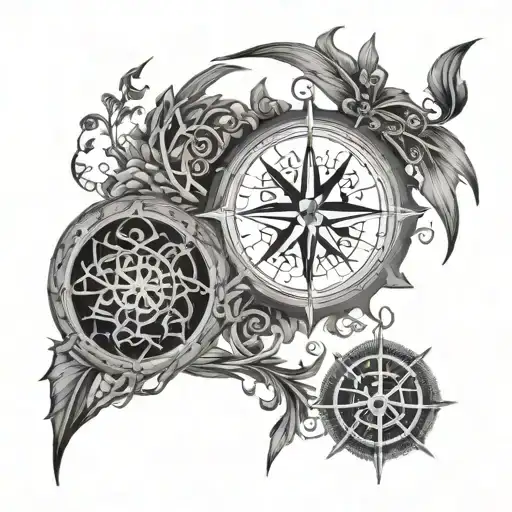 Nordic Symbols Of Life And The Nordic Compass