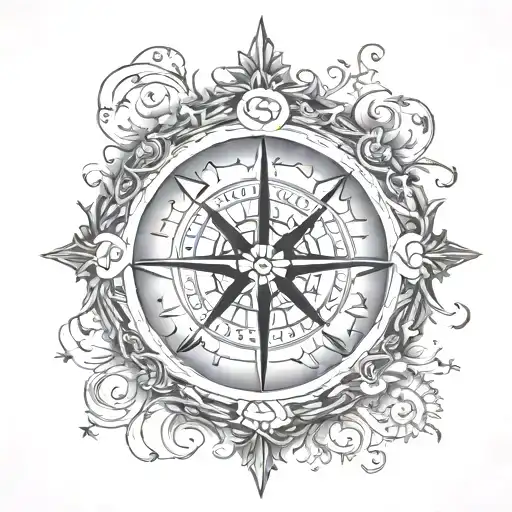 Nordic Symbols Of Life And The Compass