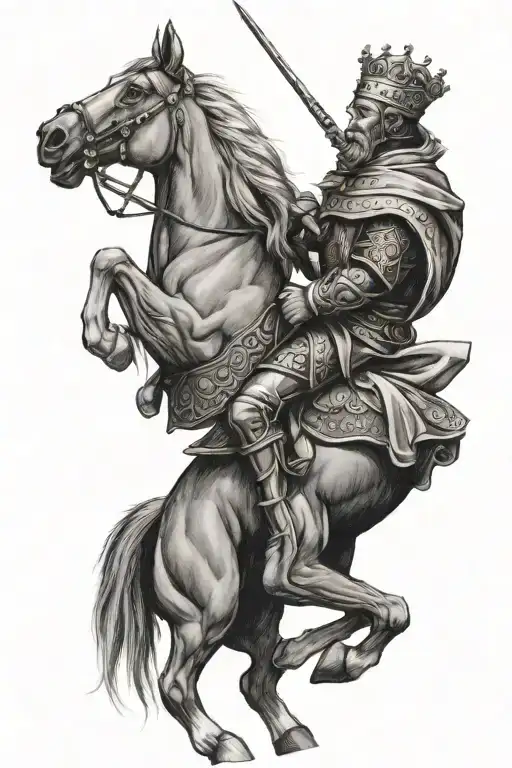 A King On A Horse