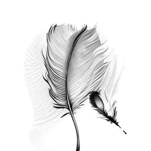 Feather Writting A Letter