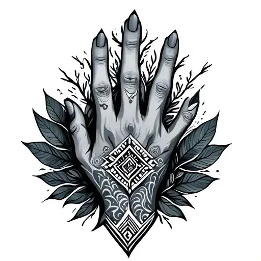Hand Tattoo Nordic