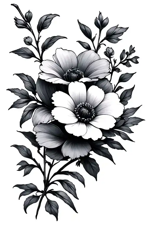 Straight Line Flowers