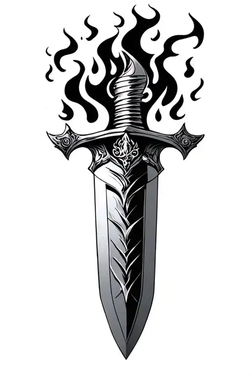 Dagger On The Flames All