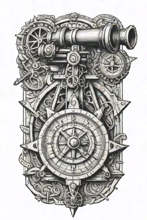 Sextant Technical Drawing
