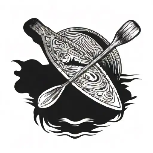 Canoe Paddles Outdoor River