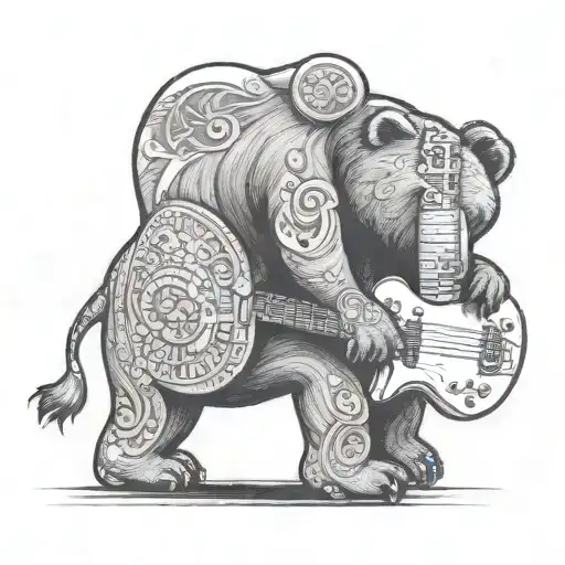 Guitarist Bear