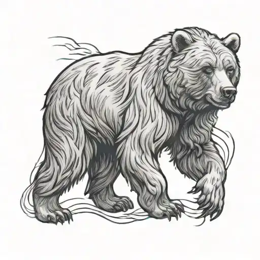 Roaring Bear Walking