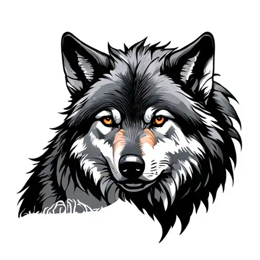 Ancient Wolf Standing