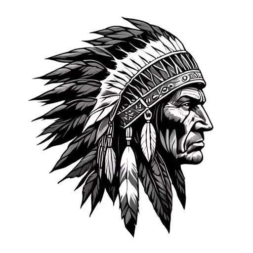 American Indian War Chief