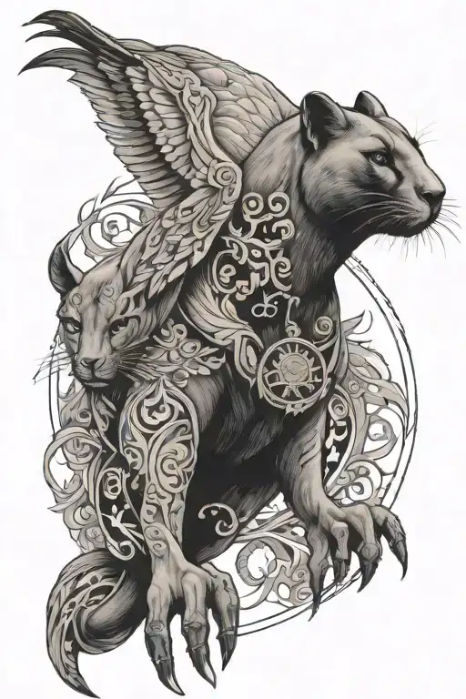 Panther Crow Ram Kangaroo