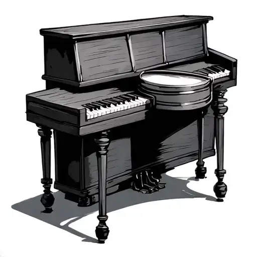 Bible Drum Set Piano