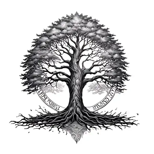 The Tree Of Life With A Lot Of Room For Names