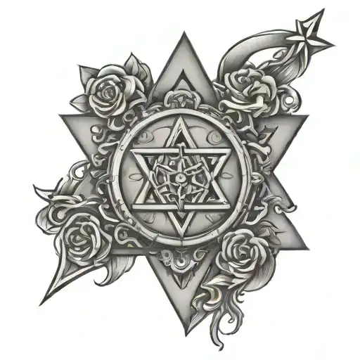 Clock Jewish Star Of David