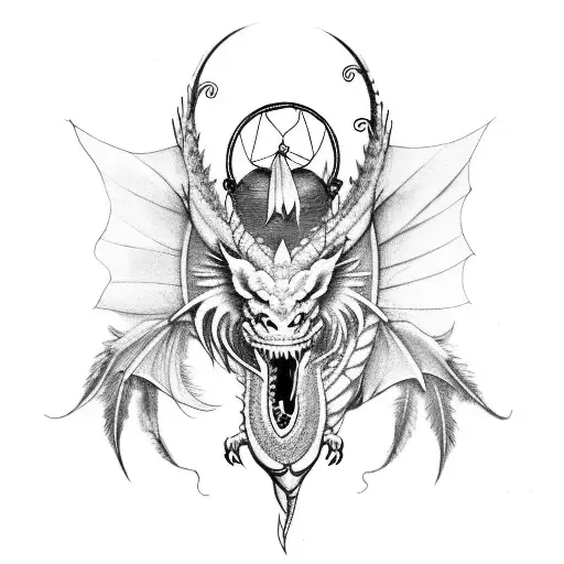 Dragon Woth A Dreamcatcher