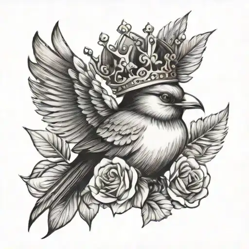 Bird With Crown