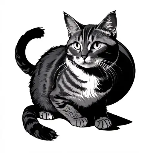 Sisyphus Work With A Cat