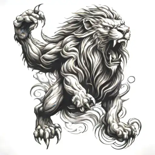 Shishi Lion Roaring