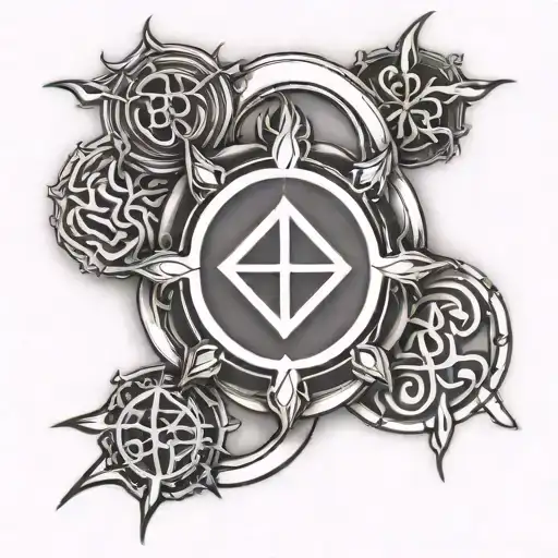4 Heavenly Religions Symbol