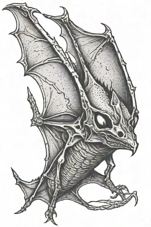 Mexican Free Tailed Bat Hanging Upside Down