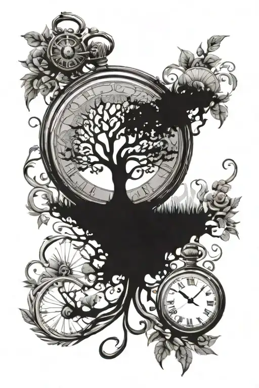 Tree Of Life Pocket Watch
