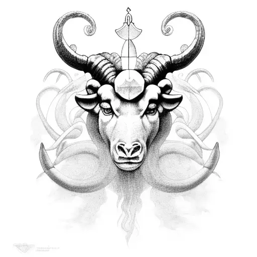 Aries And Aquarius Fused Together