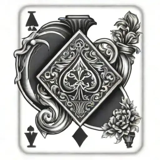 Jack Of Spades Playing Card Featuring Tools