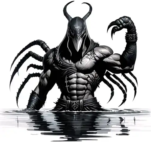 Mortal Kombat Scorpion Ragging In Calm Waters
