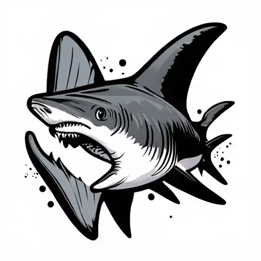 Blacktip Reef Shark Tooth