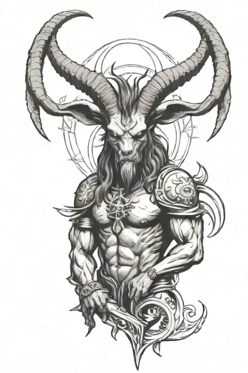 Baphomet Wearing Shirt