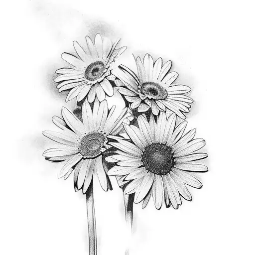 More Butterfly And Daisy