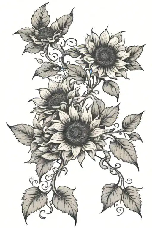 Sunflowers Vine Florets