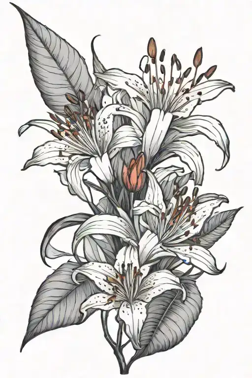 Crown Trees Red Spider Lily