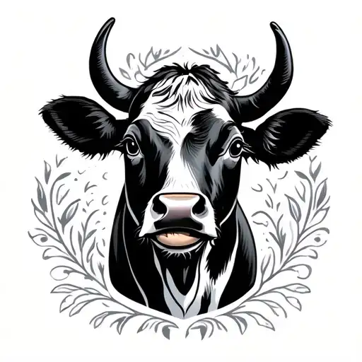 Fine Line Disney Cow Face