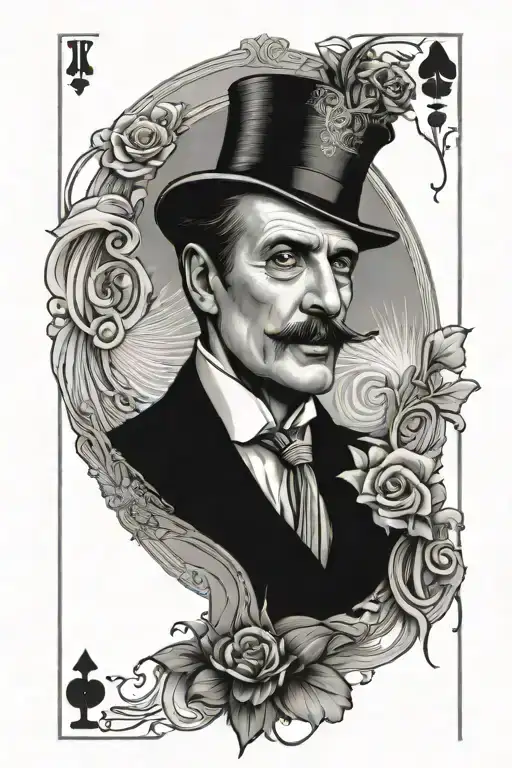 Vincent Price Tarot Card Design