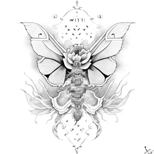 Peony Death-moth Witchy