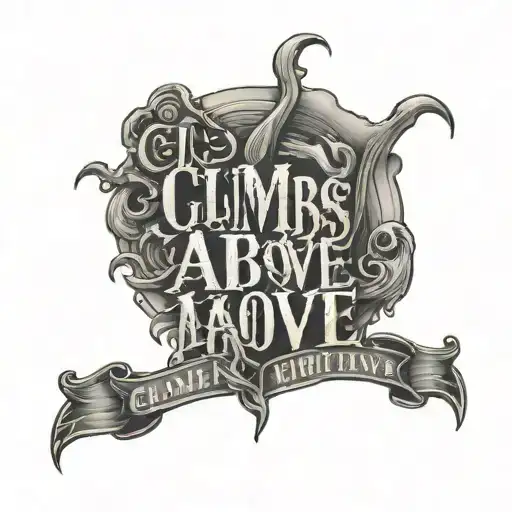 Climb Above Writing Scary