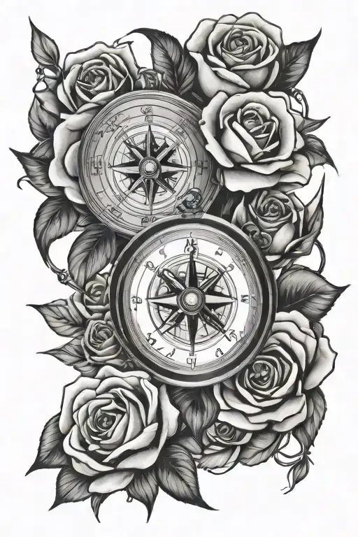 Roses Simple Compass Pistols 40