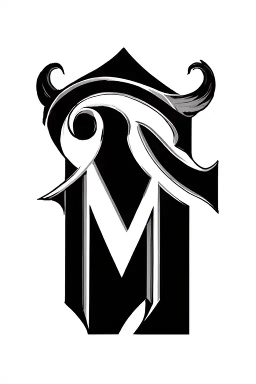 Roman 2018 And Letter M Inside