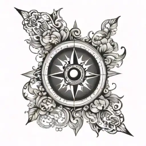 Compass And Name Delfi