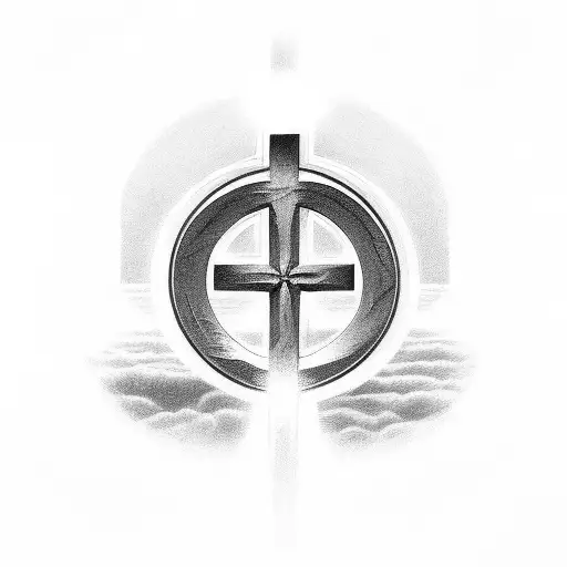 Christian Cross Halo