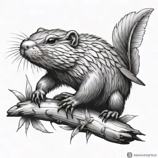 Beaver And Dragonfly