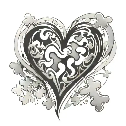 Puzzle Love Heart
