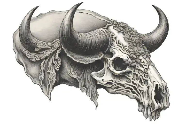 European Bison Skull