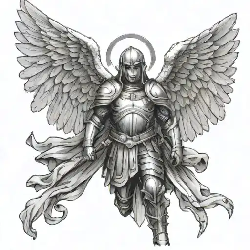 Guardian Angel In Armor
