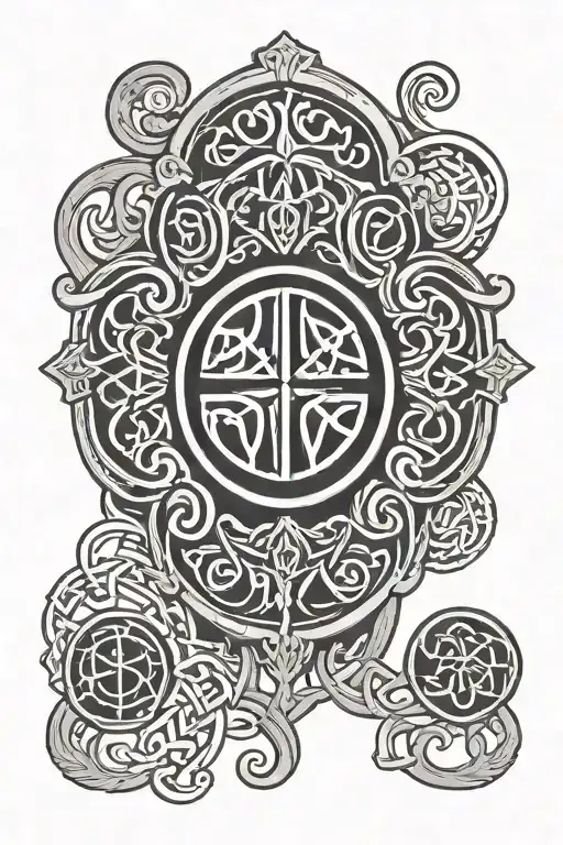 Jagermeister Logo With Celtic Knots