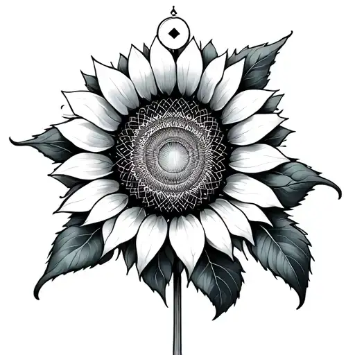 Sacred Geometry Sunflower Fibonacci Sequence Capricorn